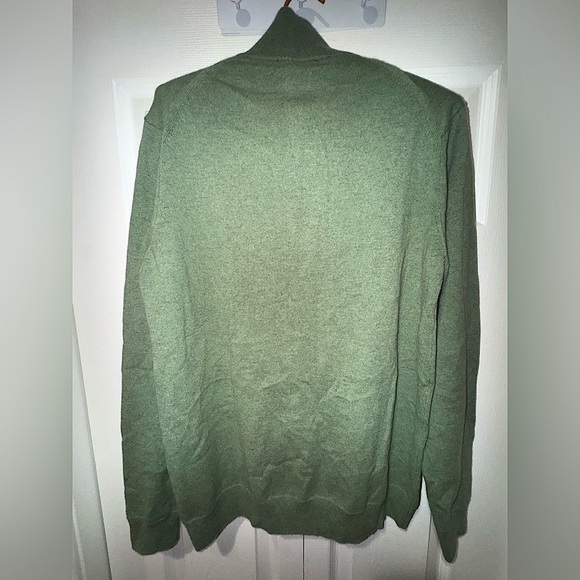 Saks Fifth Avenue COLLECTION Cashmere Quarter-Zip Sweater. Size Medium NWOT - Picture 11 of 11